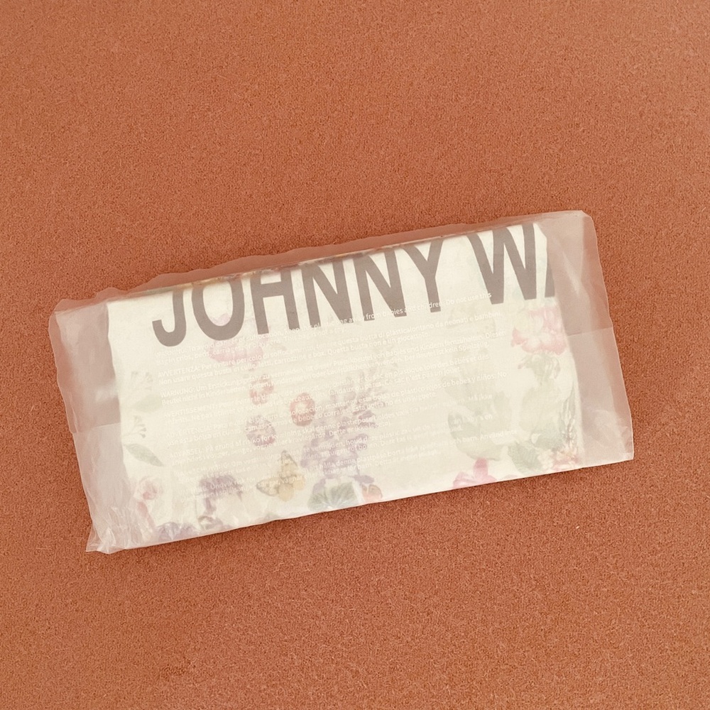 JOHNNY WAS EXOTIC ASIAN-INSPIRED FLORAL MUSLIN DRAWSTRING DUST BAG - NEW! - Picture 8 of 8